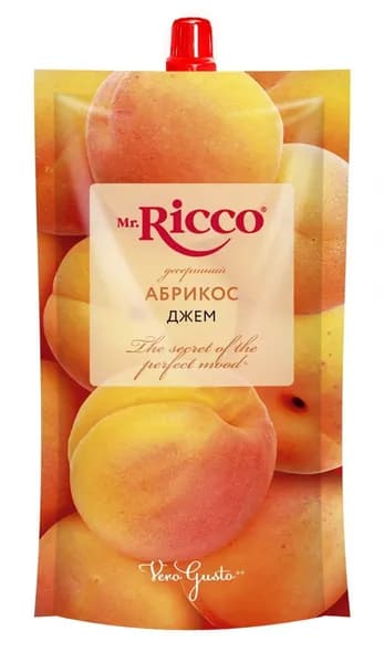 Mr.Ricco Джем десертный Абрикос, 300 мл /