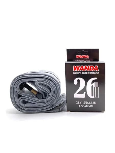 камера велосипеда Wanda 26"х1.95/2.125 бутиловая AV-48мм