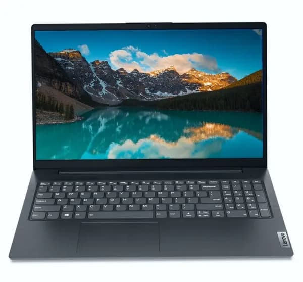 Lenovo Ноутбук 15.6", Intel Celeron N4500, RAM 4 ГБ, SSD 256 ГБ, Intel UHD Graphics, Windows Pro, серебристый, Русская раскладка