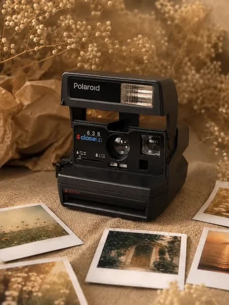 Фотоаппарат мгновенной печати винтажный Polaroid Close Up 636