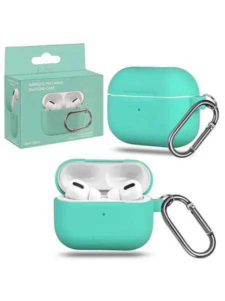 Силиконовый чехол с карабином для Apple AirPods Pro