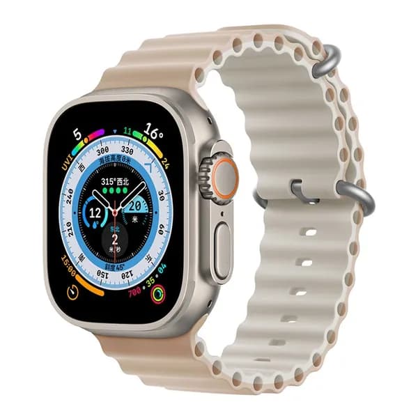 Силиконовый ремешок для Apple Watch 38,40,41,S10 42 mm Ocean Band