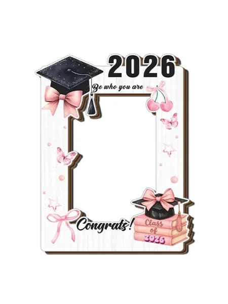 (1 шт.) Деревянная фоторамка Выпуск 2026 - 2622