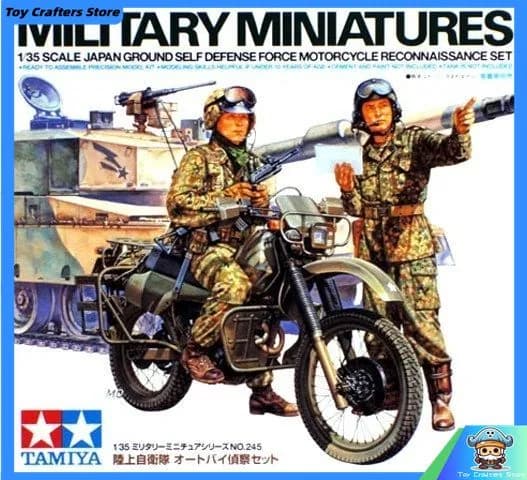 TAMIYA 35245 1/35 Модель комплекта Японский JGSDF Мотоцикл Разведывательный набор