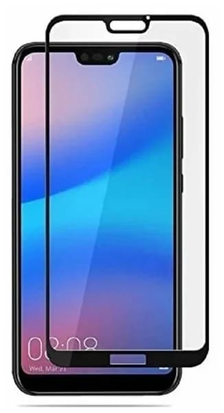 Защитное стекло 5d для Huawei P20 Lite, Nova 3E, ANE LX1, черное