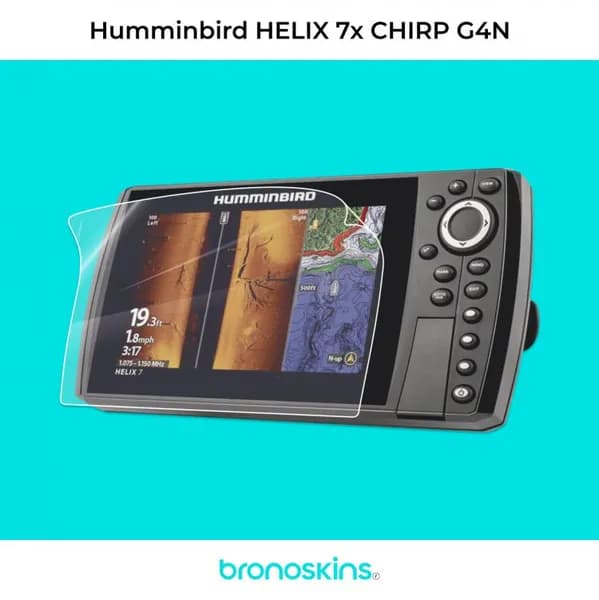 Глянцевая защитная пленка на экран Humminbird HELIX 7x CHIRP G4N