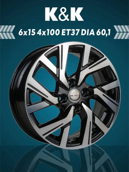 iFree KC1030 Колесный диск Литой 15x6" PCD4х100 ET37 D60.1
