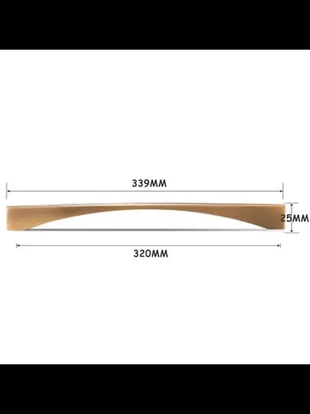 Ручки для шкафов бронзовые, 320mm, 339mm, 25mm