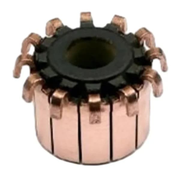 19,2 x 8 x 15,2 (16) мм, 12 зубцов, медный крючковый тип коллектора для электродвигателя
