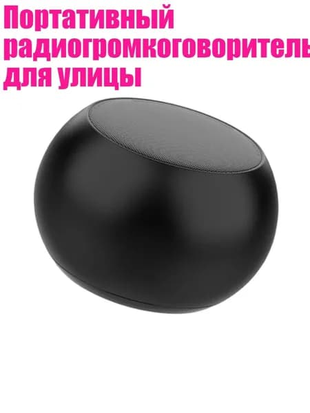 Портативный радиогромкоговоритель для улицы, Черный