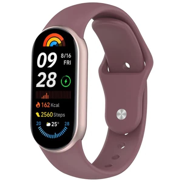Мягкий силиконовый ремешок для Xiaomi MiBand 10/9, Мужской женский спортивный ремешок для Xiaomi Band 8