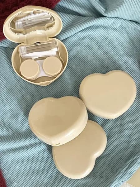 Набор дорожный для контактных линз (пинцет, контейнер, присоска, флакон для раствора, футляр)