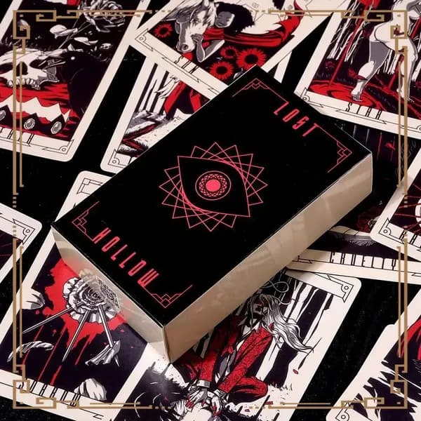 Премиумколода Lost Hollow Tarot, воспроизведенная