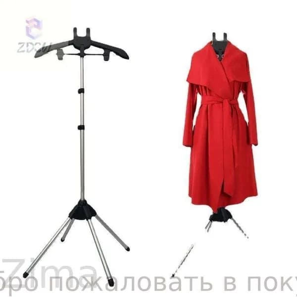 Вешалка напольная 160х60 см черный матовый