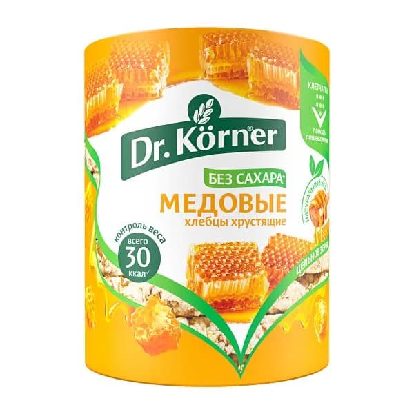 Хлебцы Злаковый коктейль Медовый Dr.Korner 100г