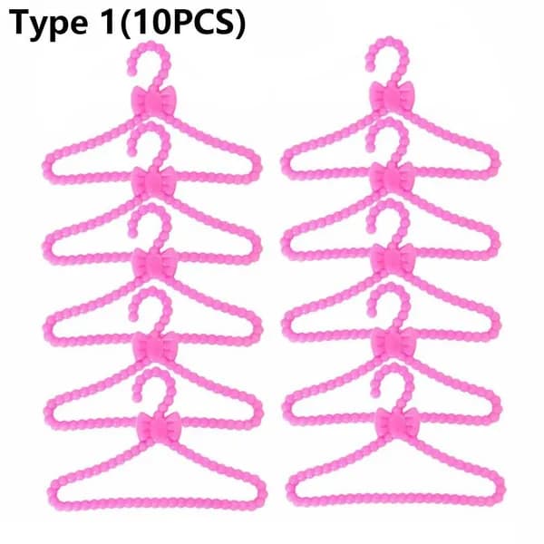 10/20PCS Миниатюрные вешалки одежды