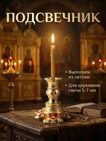 Подсвечник церковный подставка для свечей
