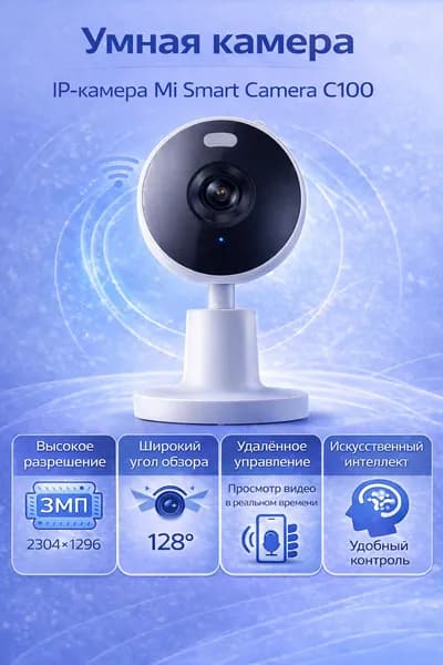 Умная камера Mi Smart Camera C100 (MJSXJ25CM)