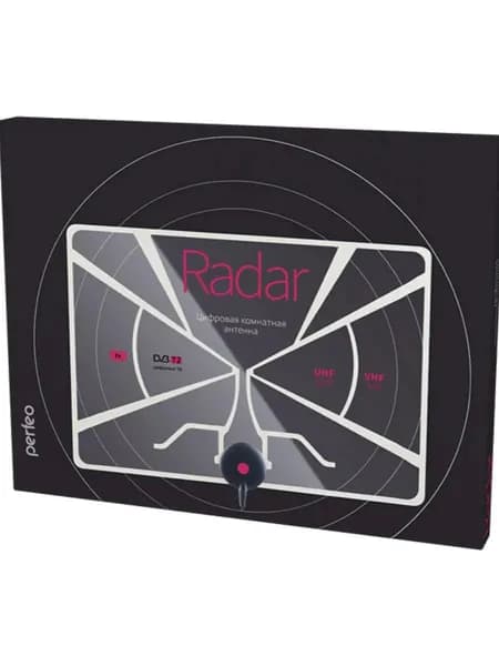 Антенна для телевизора Perfeo BAS-5324 RADAR активная VHF, UHF