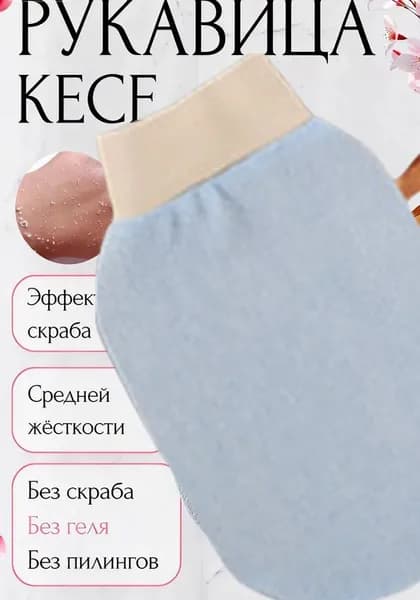 Мочалка-варежка для пилинга лица и тела