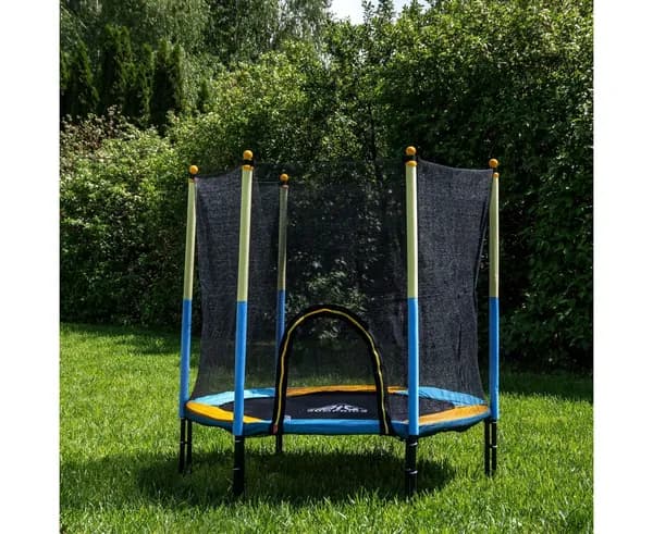 Батут DFC JUMP KIDS 60" желтый/синий с сетка 60INCH-JD-BY
