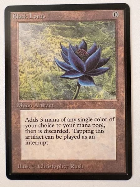 Коллекционная карточная игра MTG Black Lotus