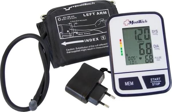 Тонометр MediTech МТ30 с адаптером (манжета 22-36 см, с поверкой РФ)