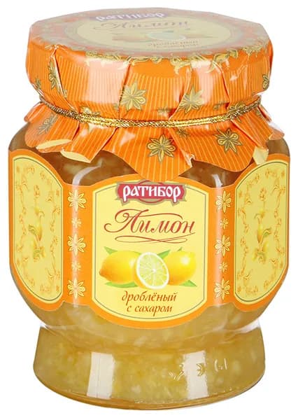 Ратибор лимон дробленый с сахаром, 365 г