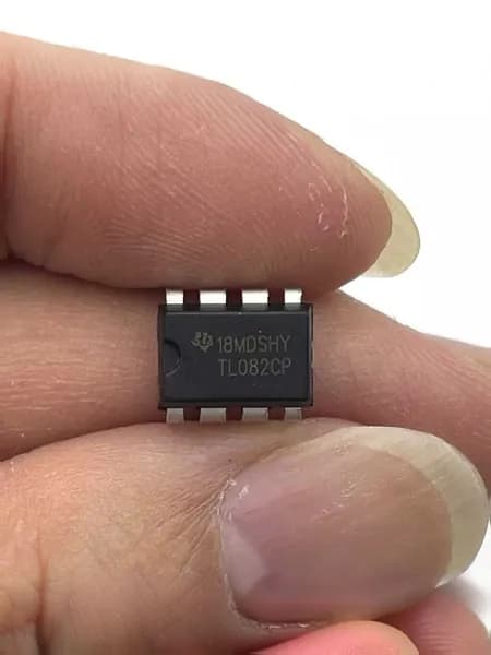 Операционный усилитель TL082CP, 2 канала, JFET, общего назначения, DIP-8, 10 шт