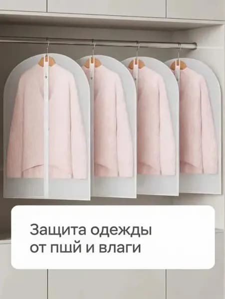 Чехол для одежды 120x60 см, 2 шт