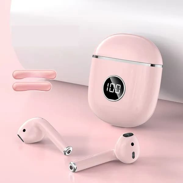 Наушники беспроводные с микрофоном 1More ColorBuds, Bluetooth, USB Type-C, розовый