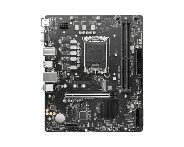 Мат.плата 1700 H610M-E Pro DDR4 MSI (2xDDR4/4xSATA/1xM.2/1xPCI-Ex16+1xPCI-E/VGA+HDMI/6xUSB)