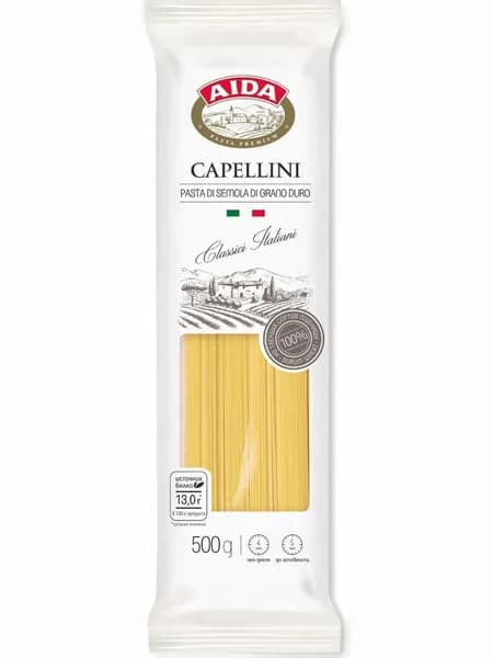 Макароны AIDA Capellini Капеллини 500 г
