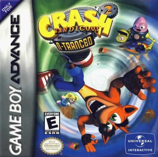 Crash Bandicoot 2 n-Tranced (Крэш Бандикут 2 в трансе) GBA, рус.версия (Platinum) 64K-047