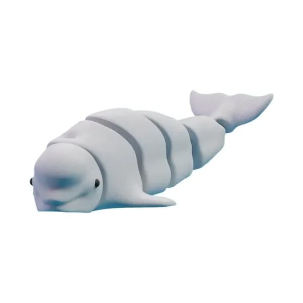 Фигурка кит касатка шарнирная подвижная игрушка для детей 3D печать
