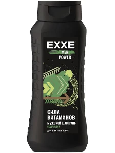 EXXE Мужской шампунь "Бодрящий" MEN POWER, 400мл