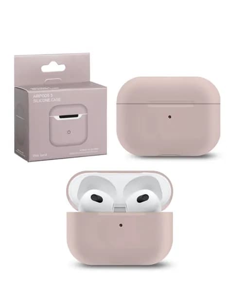 Чехол для AirPods 3 / Силиконовый чехол для AirPods 3 Pink Sand
