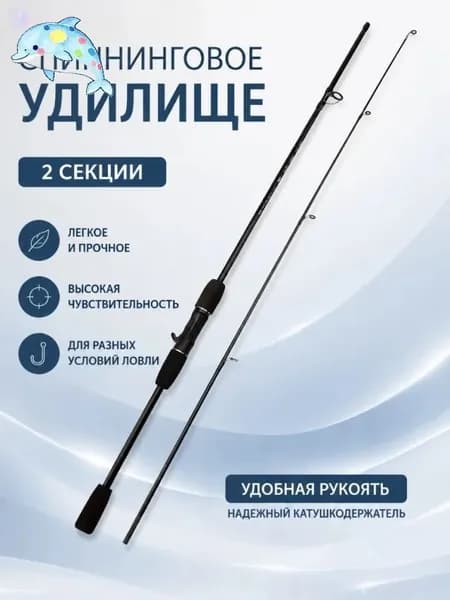 Спиннинг, рабочая длина:  210 см , до 10 гр