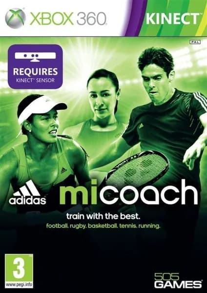 Игра Adidas miCoach для Kinect Xbox 360 Диск