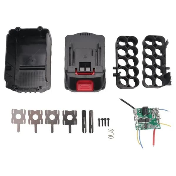21V Аккумуляторный Блок 10S Для Литий-Ионных Аккумуляторов 18650 16.8V 4S Корпус Батареи PCBA Аксессуары