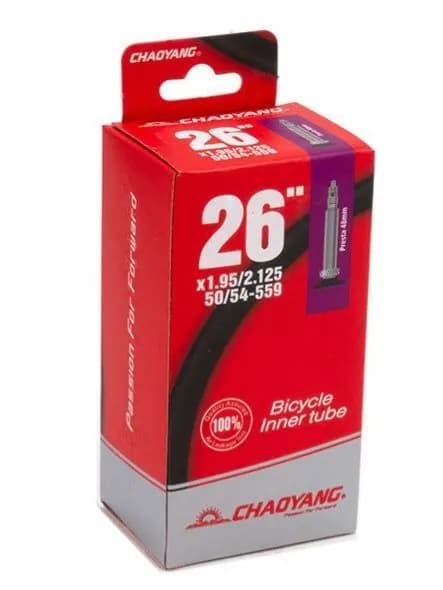 Камера Chao Yang 26x1.95/2.125 FV 48мм бутиловая