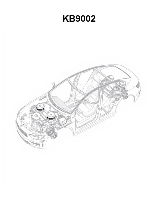 KB9002, Трос привода ручного