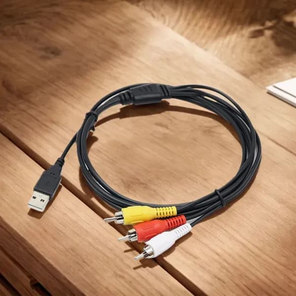 Кабель RCA AV длиной 1,5 м для подключения телевизора и AV-устройств