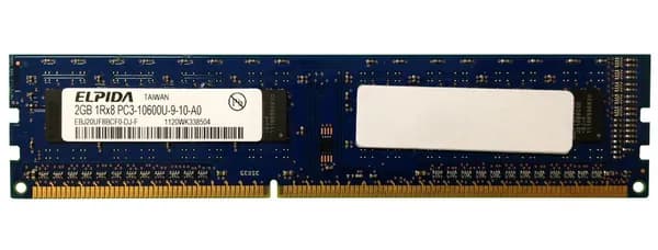 Elpida Оперативная память DDR3, 1333 МГц, 1 x (EBJ20UF8BCF0-DJ-F)