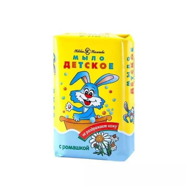 Невская косметика Твердое мыло, детское, ромашка, 90 г