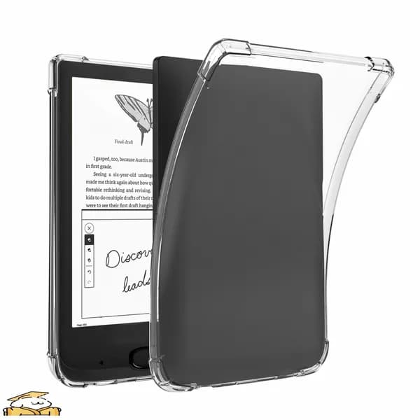 Прозрачный чехол для PocketBook 606, 616, 617, 618, 627, 628, 632, 633 e-Reader - Ультратонкая легкая прозрачная силиконовая гибкая мягкая задняя крышка