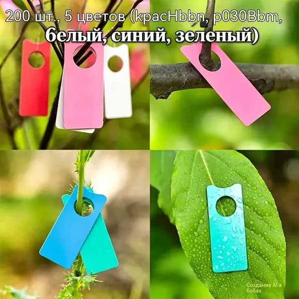 Табличка садовая 5 см x 2 см 200 шт