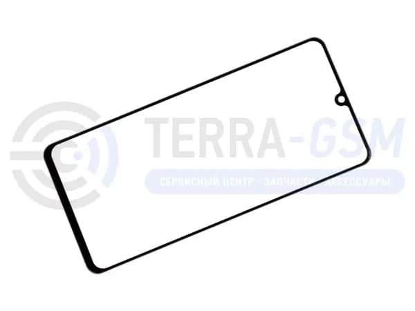 Стекло модуля для Samsung Galaxy A41 A415F (черный) + OCA