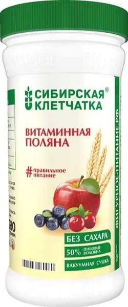 Сибирская клетчатка Клетчатка Витаминная поляна, 280 г