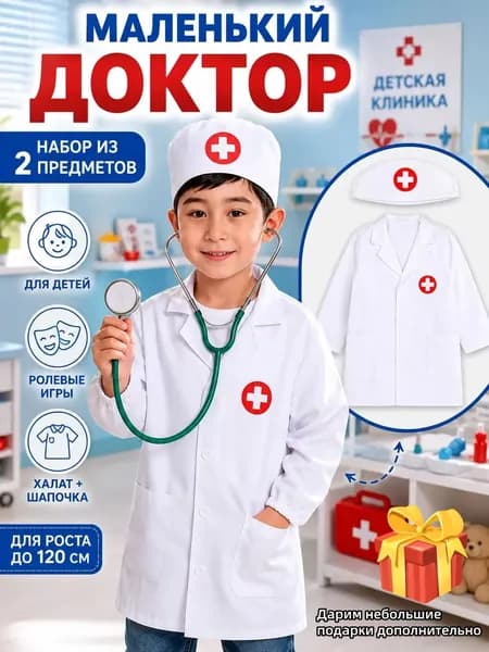 Детский костюм врача 2 в 1